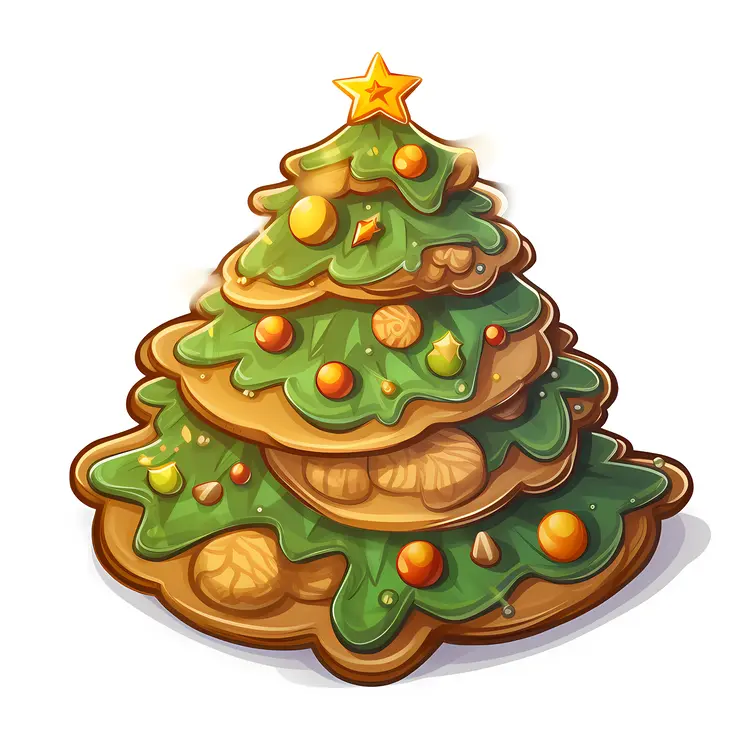 Layered Christmas Tree with Star