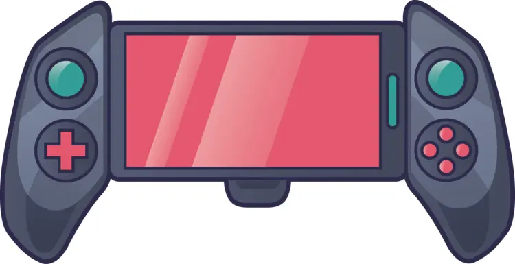 Handheld Gaming Console with Screen