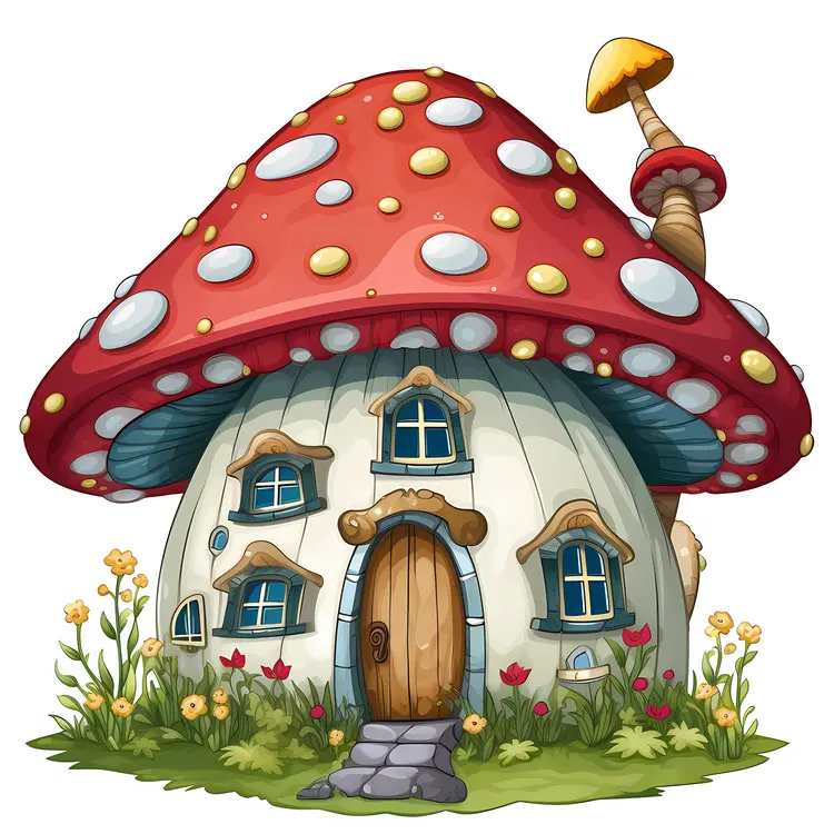 Small cute doodle house
