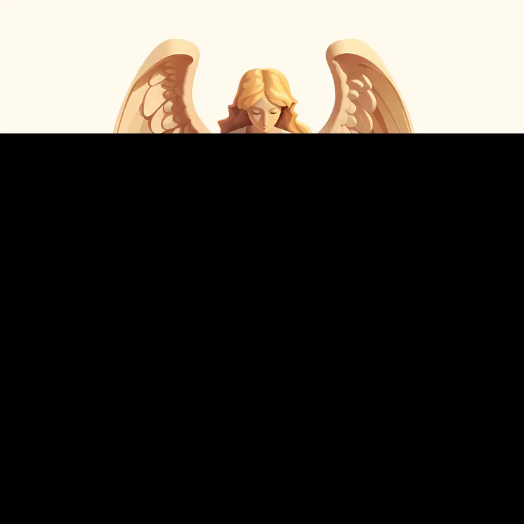 Praying Angel with Candles