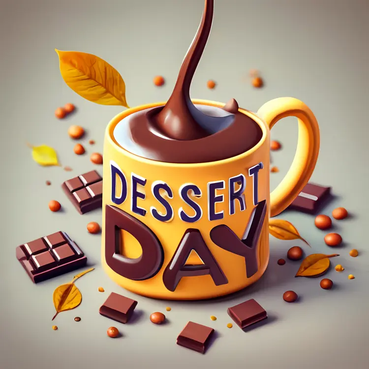 Dessert Day Mug with Chocolate