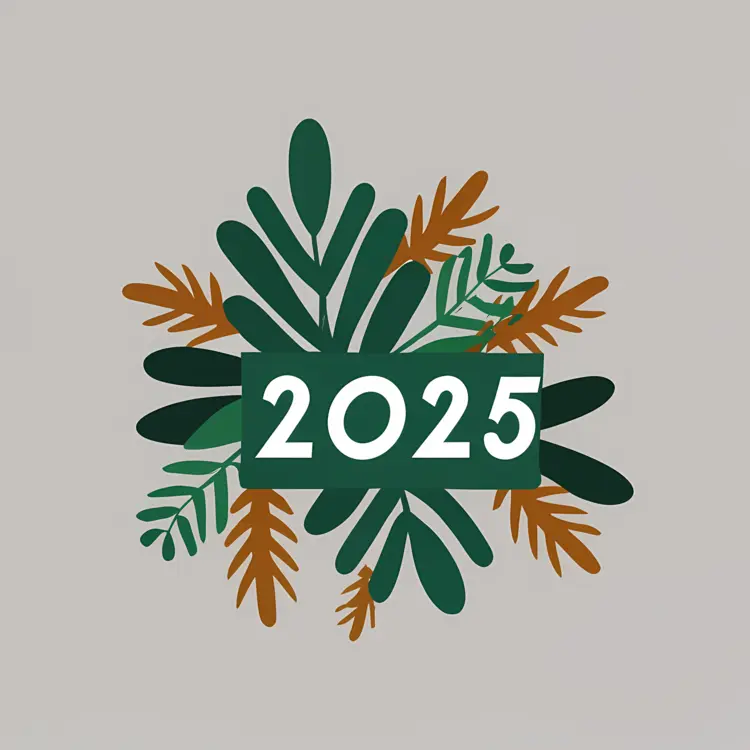 2025 with Greenery
