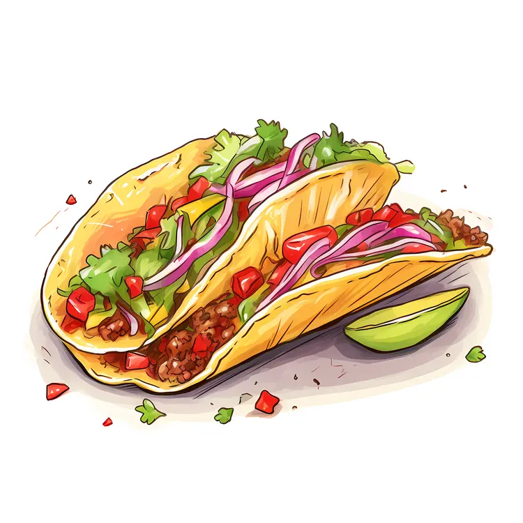 Delicious Tacos with Fresh Ingredients