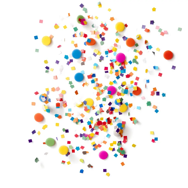Colorful confetti