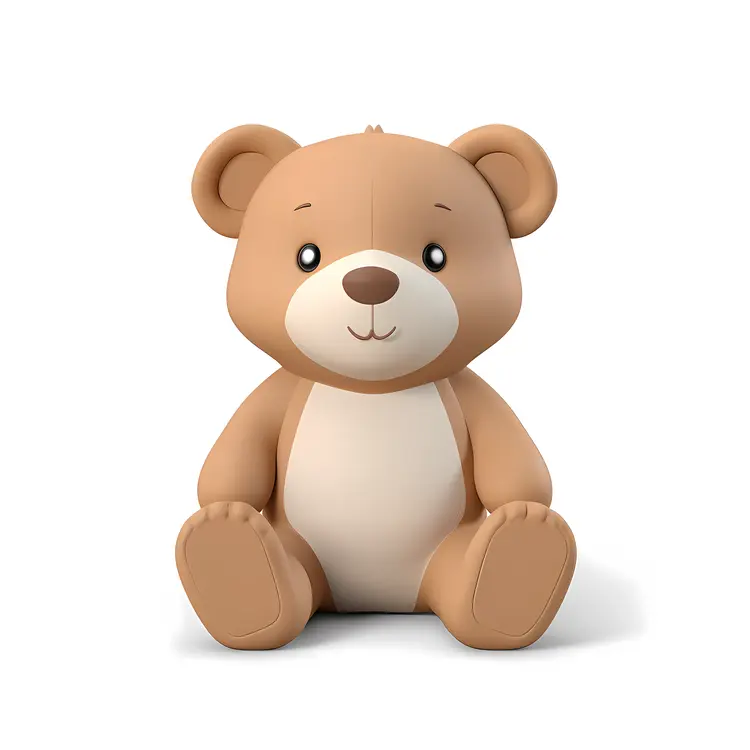 Cute Brown Teddy Bear Plush Toy