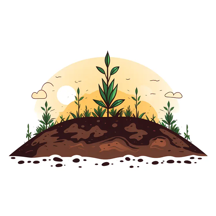 Plant Growing in Soil