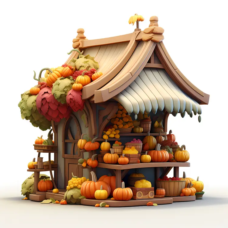 Cute Pumpkin House