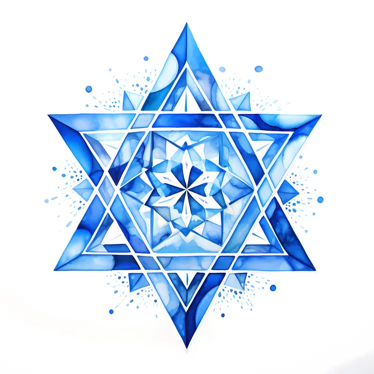 Intricate Geometric Star Design