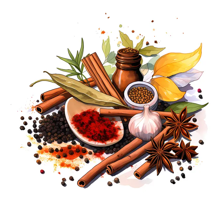 Assorted Spices and Herbs
