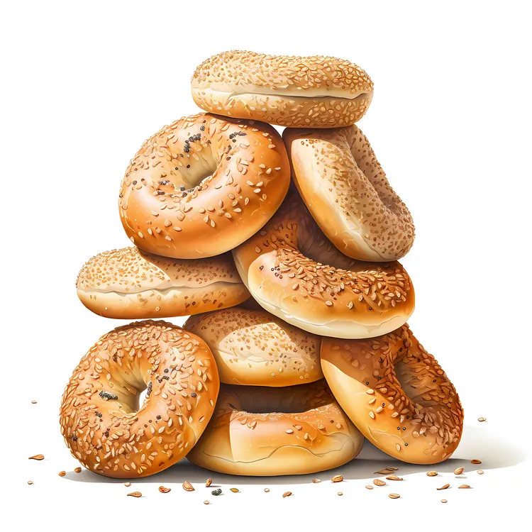 Pyramid of Bagels