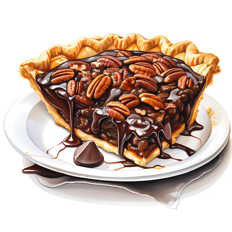 Delicious Chocolate Pecan Pie