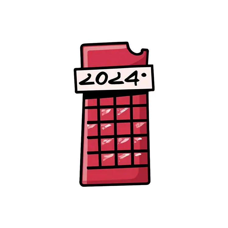 Chocolate Bar with 2024 Wrapper