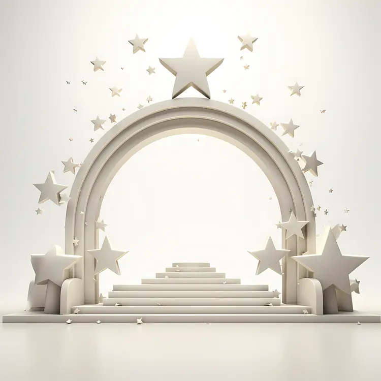 Starry Arch with Steps