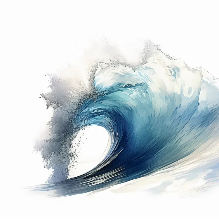 Beautiful Artistic Ocean Wave
