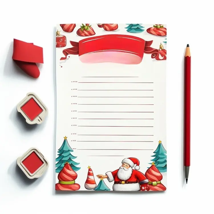 Christmas List with Santa Claus