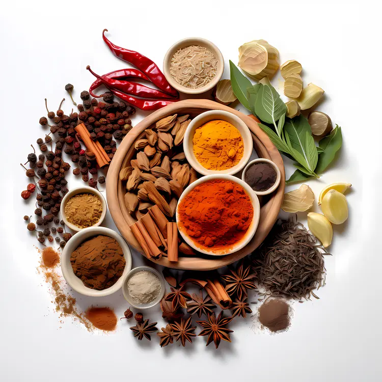 Diverse Spices and Herbs