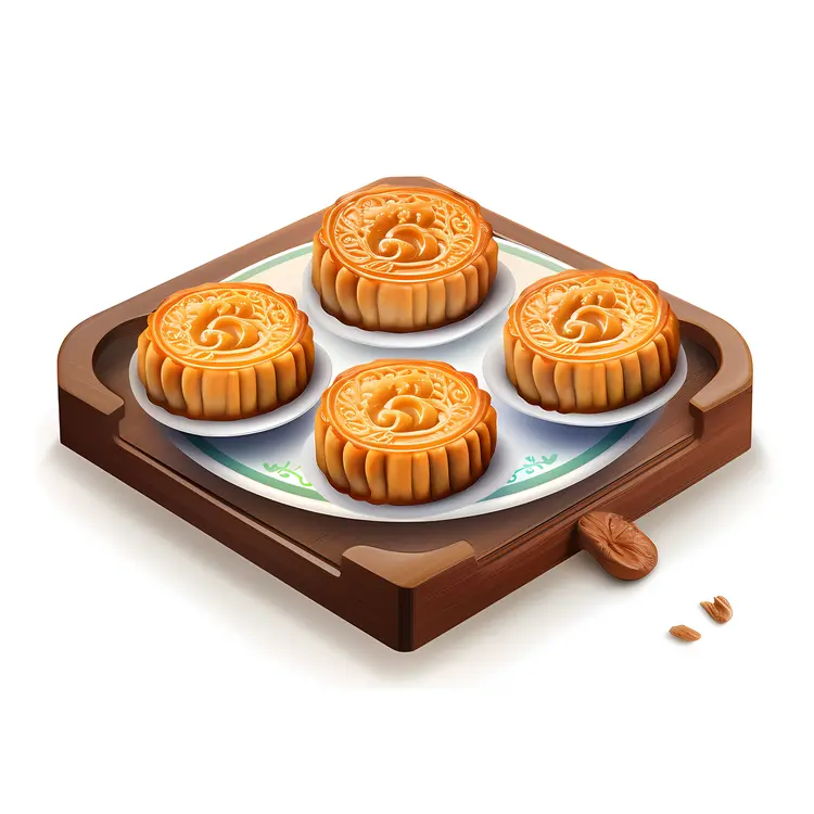 Traditional Mooncakes for Mid-Autumn Festival