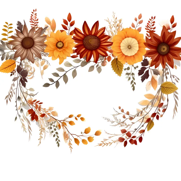 Beautiful Autumn Floral Arrangement