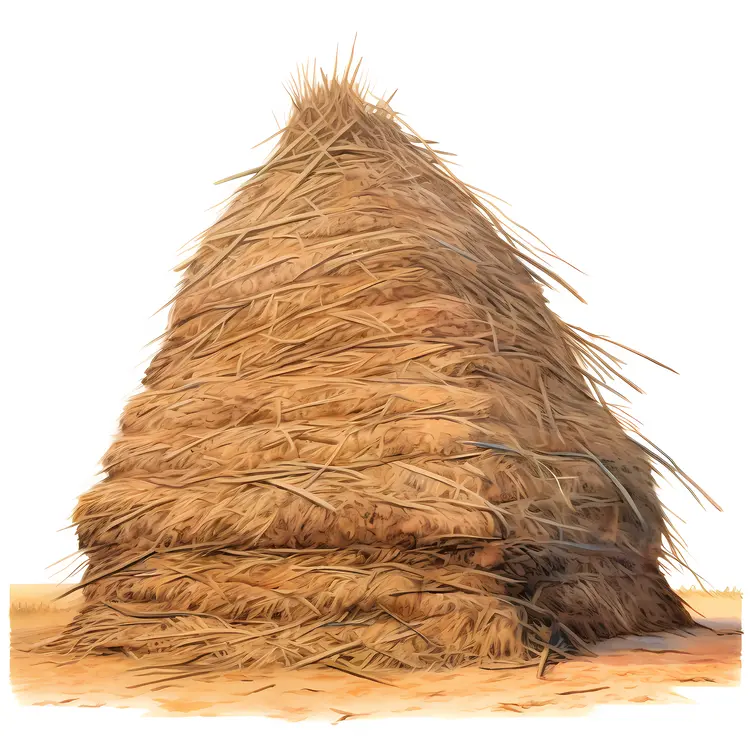Large Haystack on a Farm