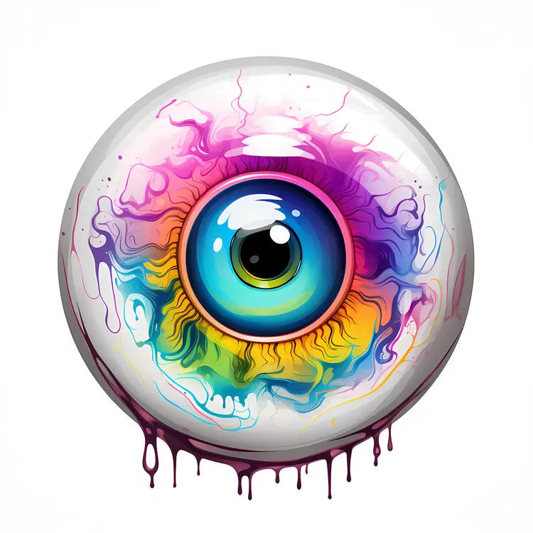 Colorful Eye Illustration