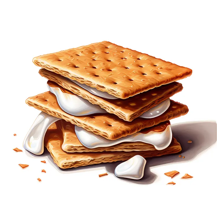 Classic S'mores with Gooey Marshmallow