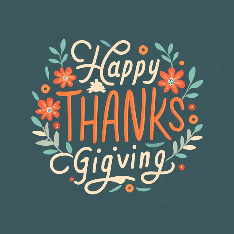Happy Thanksgiving with Floral Design