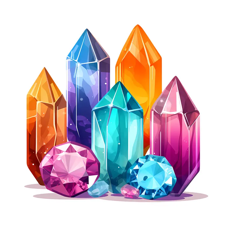 Colorful Gemstones Collection