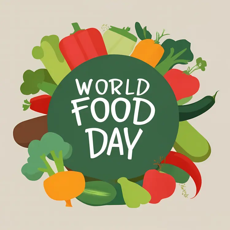 World Food Day with Colorful Vegetables