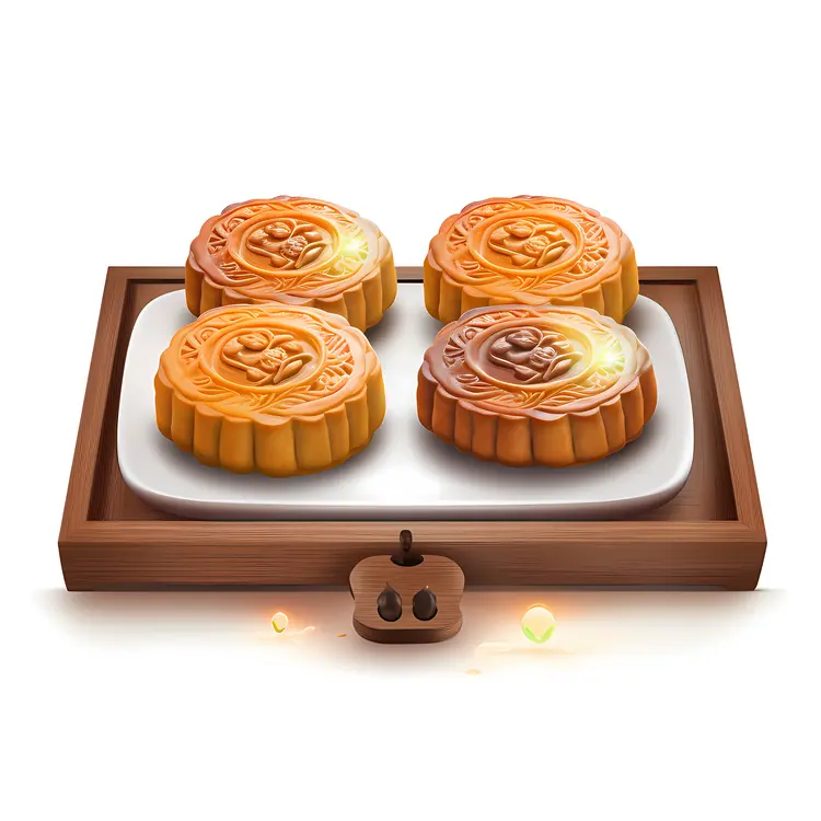Traditional Mooncakes for Mid-Autumn Festival