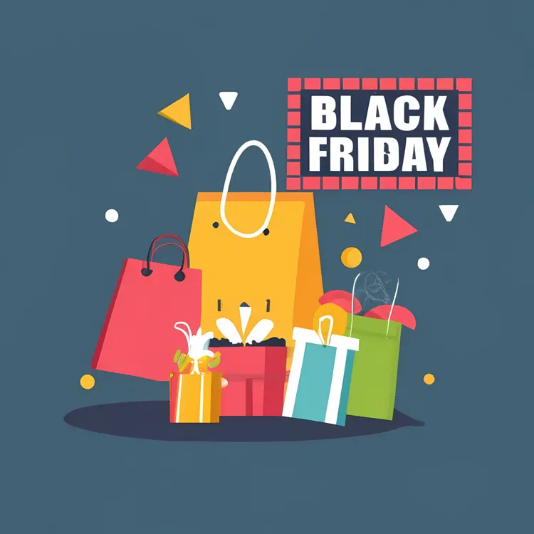 Black Friday Shopping Bags and Gifts