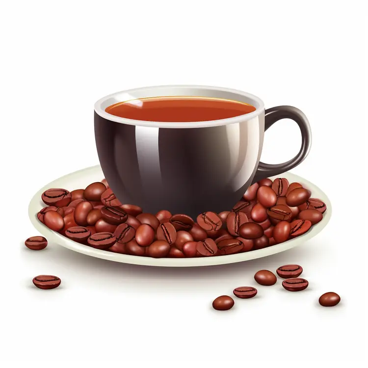 Brown Coffee Cup with Coffee Beans on Saucer
Brown Coffee Cup with Coffee Beans on Saucer