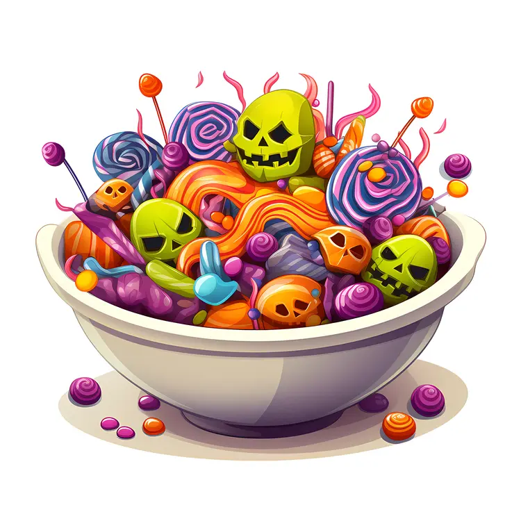 Spooky Halloween Candy Bowl