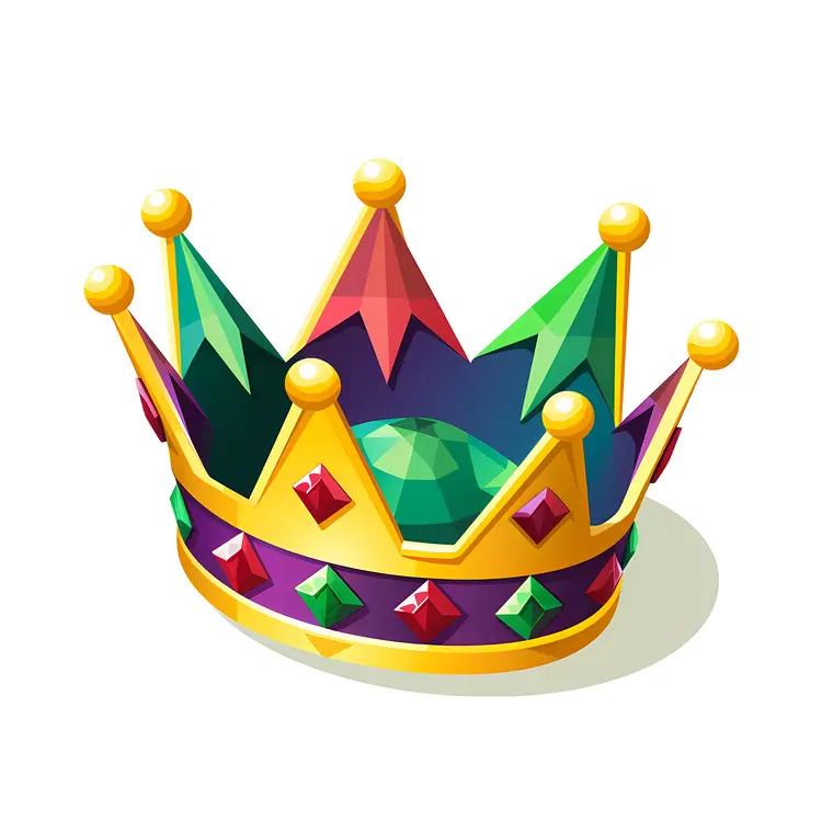 Colorful Crown with Jewels