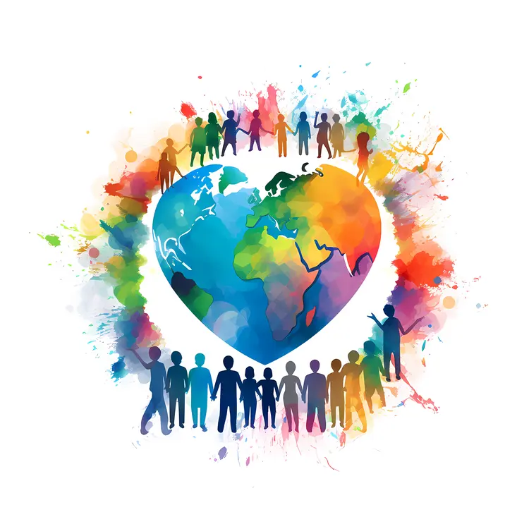 Heart and Globe in Unity