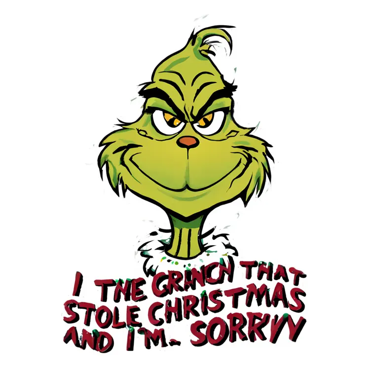 The Grinch Cartoon Illustration