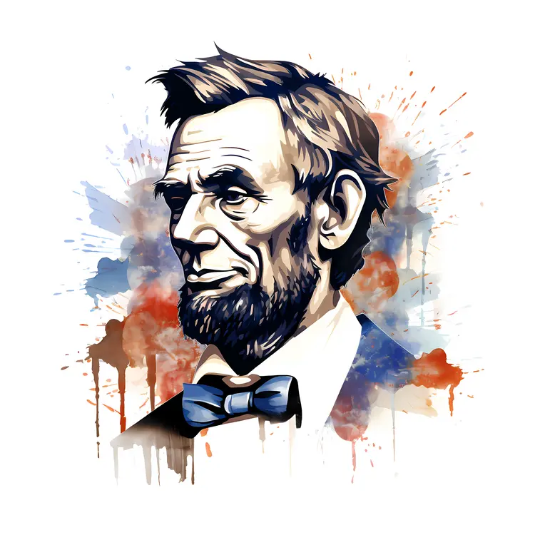 Watercolor Portrait of Historical Figure