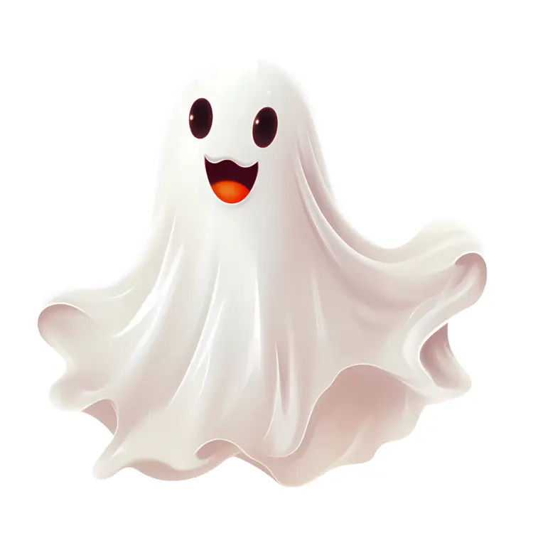 Joyful Cute Ghost