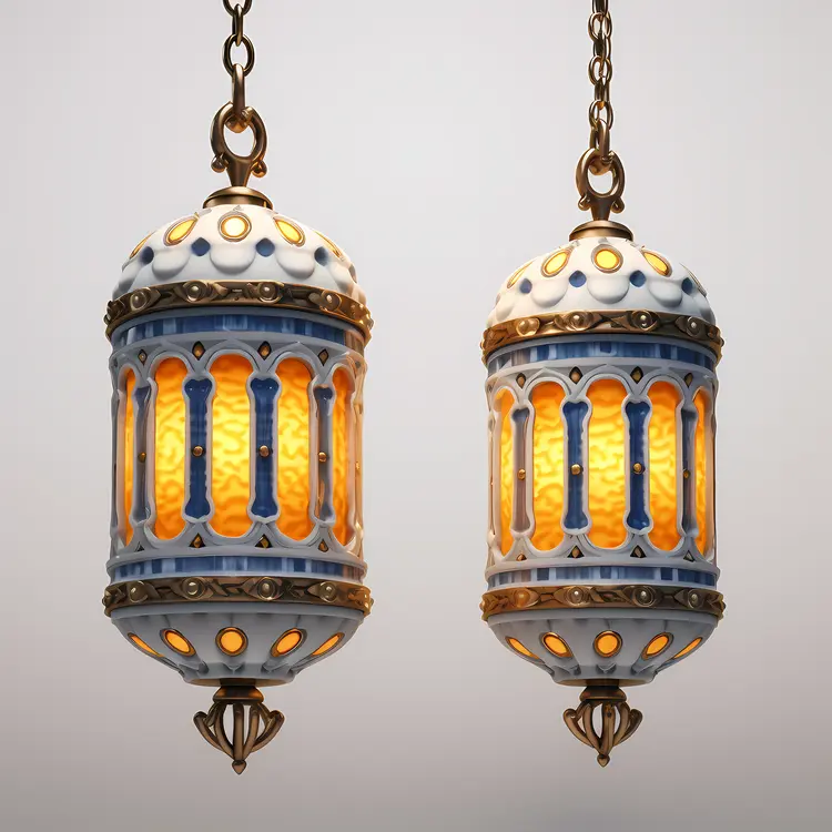 White Decorative Lantern