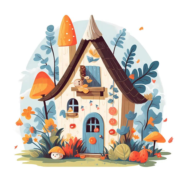 Whimsical Doodle House