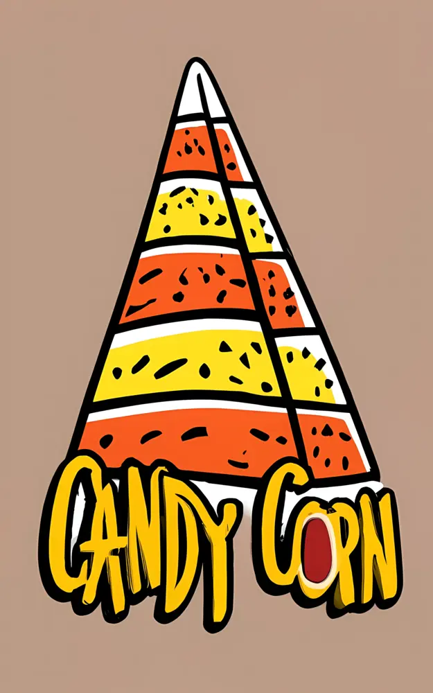 Colorful Candy Corn for Halloween