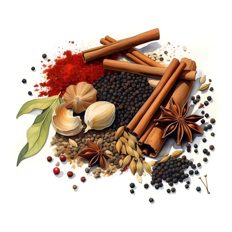 Assorted Spices and Seasonings