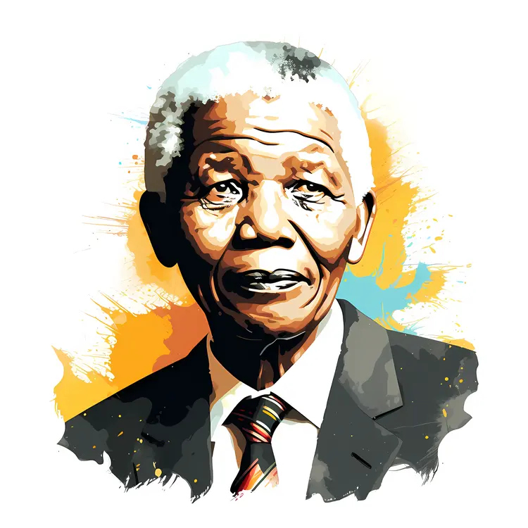 Vibrant Portrait of an Elderly Man