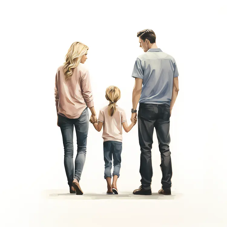 Family Walking Together