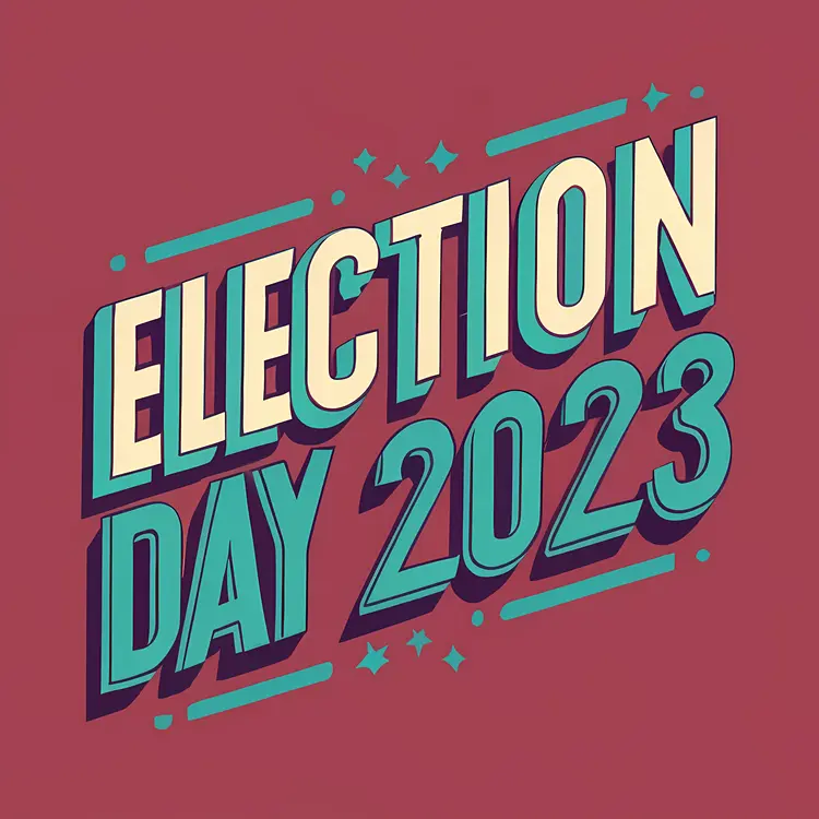 Election Day 2023 with Retro Style