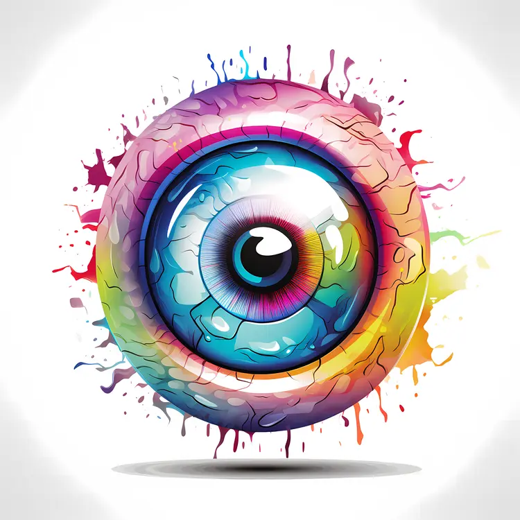 Colorful Artistic Eye Illustration
