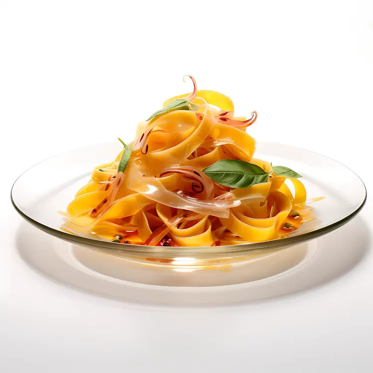 Pasta with Basil and Sauce