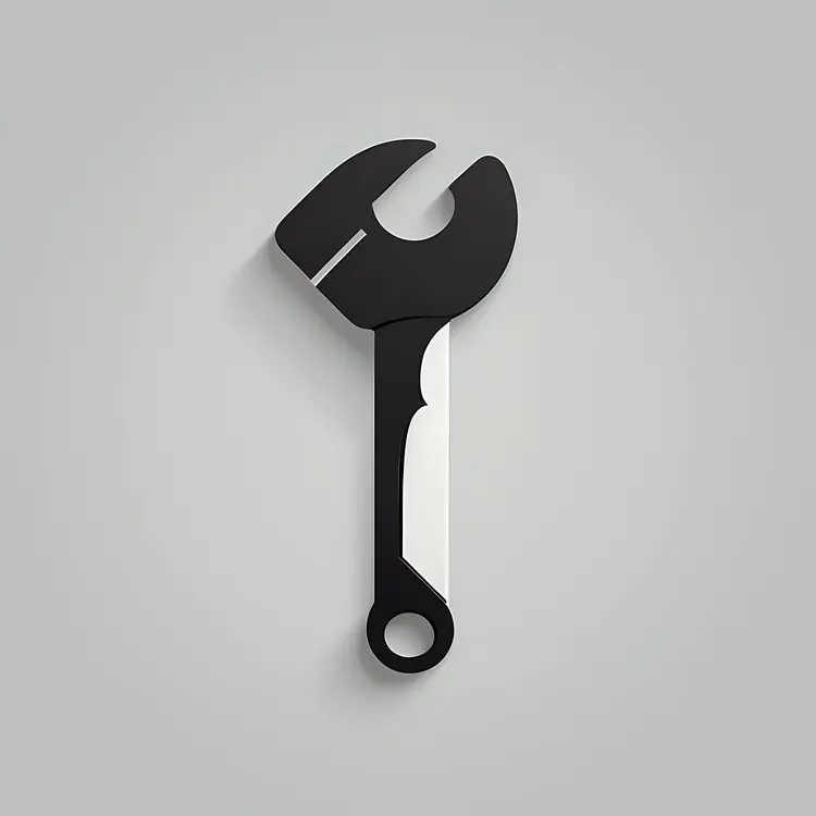 Simple Black Wrench