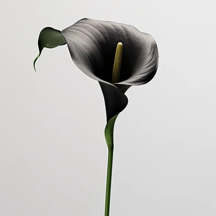 Elegant Black Calla Lily Flower