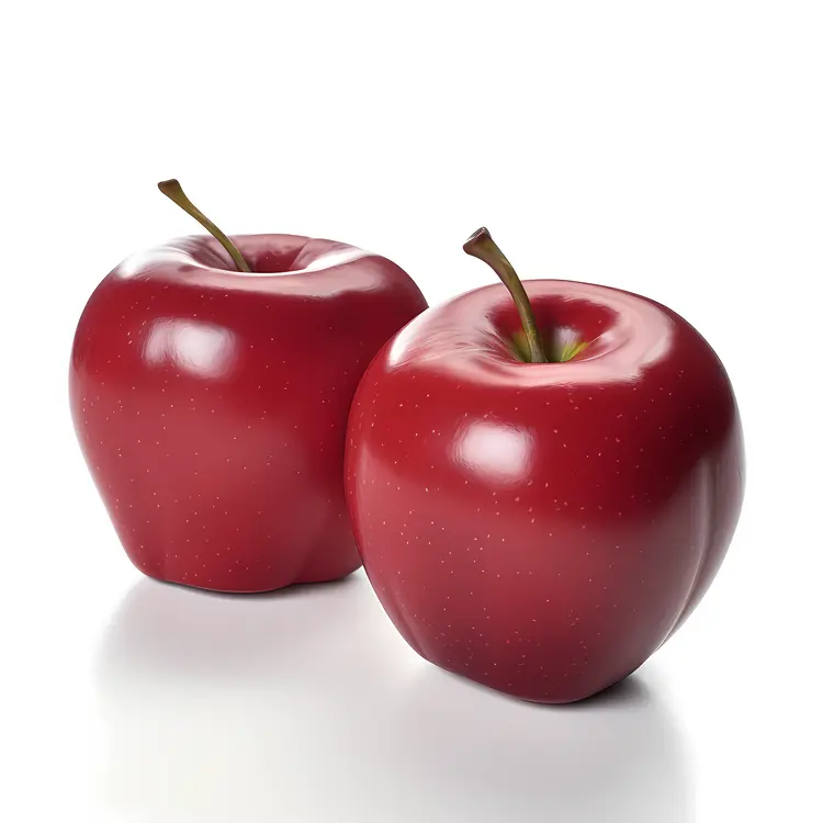 Fresh Juicy Red Apples
