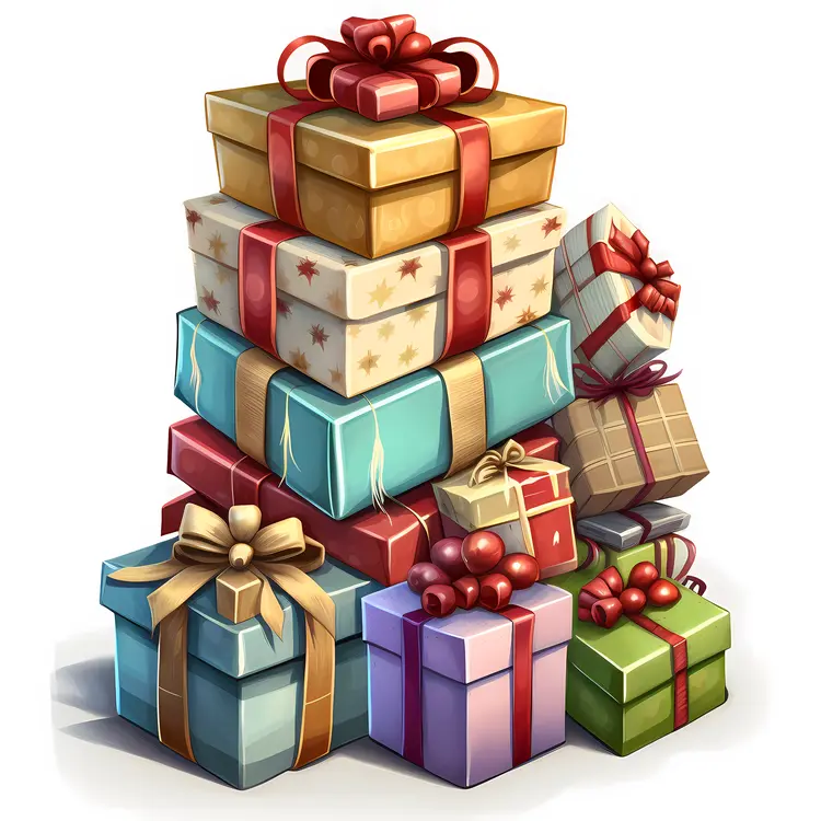 Colorful Gift Boxes for Holiday Celebrations